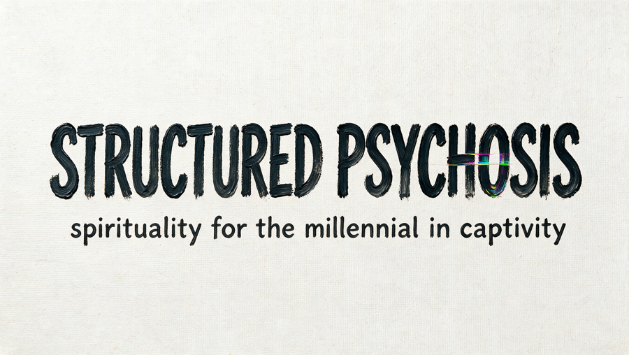 Structured Psychosis — painted wordmark.